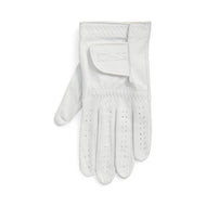 RLX Ralph Lauren Performance Cabretta Balat Golf Glove Kaliwa - Ceramic White