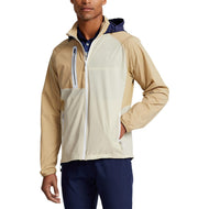 RLX Ralph Lauren Par Water -Repellent Windbreaker Golf Jacket - Classic Khaki