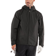 Jaket Golf Galvin Green Akron Waterproof - Hitam