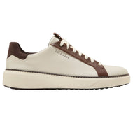 Cole Haan GrandPrø Topspin Waterproof Wide Golf Shoes - Ivory/CHSTNT