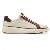 Cole Haan GrandPrø Topspin Waterproof Wide Golf Shoes - Ivory/CHSTNT