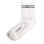 J.Lindeberg Connel Golf Sock - Puti