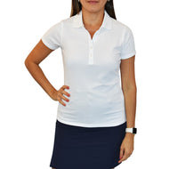 Glenmuir Women Paloma Golf Shirt - Puti