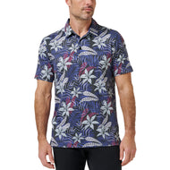 Travis Mathew Featherweight Open Bay Golf Polo Shirt - Black