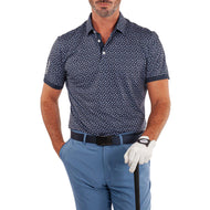 Galvin Green Manuel Golf Shirt - Tentera Laut/Putih