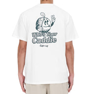 Huffer Your Caddy Sup 高尔夫球 T 恤 190 - 粉笔色