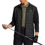 Lyle & Scott Golf Baffle Quilted Jacket - Jet Black