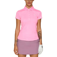 J.Lindeberg Women's Jessa Golf Polo Shirt - Eosine Pink