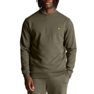 Lyle & Scott Fly Fleece Crew Neck - Catus Green