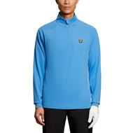 Lyle & Scott Mesh Paneled Course Golf Midlayer - Nitrogen