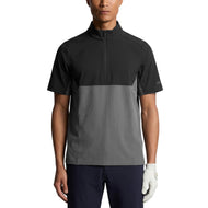 Lyle & Scott Windjammer Golf Shirt - Jet Black/Granite