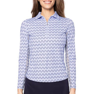 Golftini Women Cool Girl Long Sleeve Golf Polo Shirt - Nauti & Nice