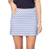 Golftini Women Nauti & Nice 17.5 "Golf Skort - Blue