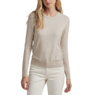 Peter Millar Women's Excursion Flex Golf Crewneck - Biscotti