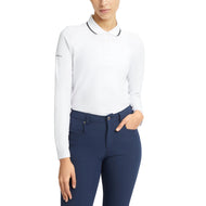 Rohnisch Wanita Miriam Long Golf Polo Shirt - Putih