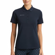 Rohnisch Women Nicky Golf Polo Shirt - Micro R Check Navy