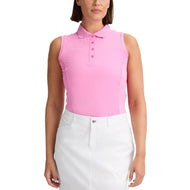 Rohnisch Wanita Nicky Sleeveless Polo Shirt - Fuchsia Pink