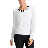 Sweater Golf Adele Rajnisch Wanita - Putih/Hitam