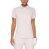 J.Lindeberg妇女旅游技术高尔夫球球衫 - 灰色丁香