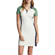 RLX RALPH LAUREN WORM WOLD WOLD DENGAN Pakaian Golf Polo - Krim Chic/Keletihan Multi