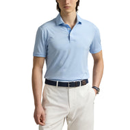 RLX Ralph Lauren Lightweight Airflow Jersey Golf Polo Shirt - Office Blue
