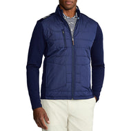 RLX Ralph Lauren Cool Wool Buong Zip Golf Jacket - French Navy