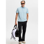 J.Lindeberg Wilhelm Golf Polo Shirt - Forget-Me-Not