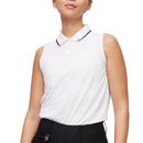Rohnisch Women's Miriam Sleeveless Golf Polo Shirt - White