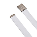 Under Armour Stretch Webbing Golf Belt - White/Halo Grey