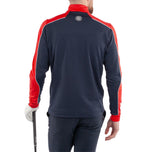 Galvin Green Dave Insulating 1/4 Zip Mid -Layer - Tentera Laut/Merah