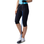 Seluar Capri Performance Golf Capri Performance Glenmuir Wanita - Hitam - Hitam