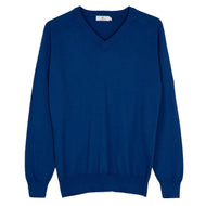 Cross Women's Gina v -neck Golf Knit - Biru Benar