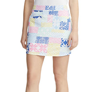 RLX Ralph Lauren Wanita Bercetak Aim Skort - Patchwork