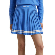 Rlx ralph lauren women knit pleated golf skort - summer asul/puti