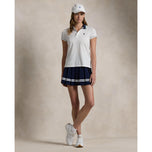 RLX Ralph Lauren Women's Tour Pique Golf Polo Shirt - Ceramic White