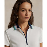 RLX RALPH LAUREN LAUREN Wanita Knit Collar - Seramik Putih