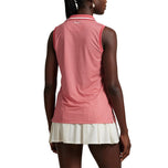 RLX RALPH LAUREN Lauren Wanita bercetak udara tanpa lengan baju polo - Bintang musim panas langit merah