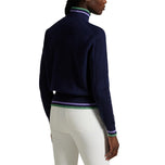 RLX Ralph Lauren Women's Coolmax Wool 1/4 Zip Pullover - Refined Navy