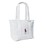 Rlx ralph lauren women's big pony tote bag - ceramic white