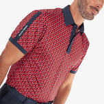 Galvin Green Maxwell Golf Shirt - Merah/Tentera Laut