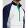 RLX Ralph Lauren Stretch Jersey Half -Zip Pullover - Pure White/French Navy