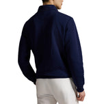 RLX Ralph Lauren Classic Fit Quilted Double -Knit Golf Pullover - Refined Navy