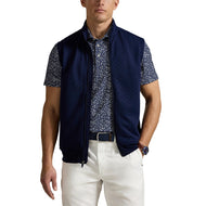 RLX Ralph Lauren Classic Fit Quilted Double -Knit Golf Vest - Refined Navy