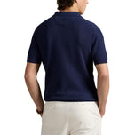 RLX Ralph Lauren Cotton Coolmax Knitted Golf Polo Shirt - Refined Navy