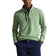 Pemandu RLX Ralph Lauren Luz Perf Jersey 1/4 Zip Golf Midlayer - Pedalaman Green Heather