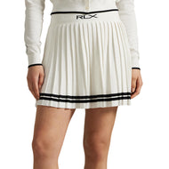 Rlx ralph lauren women pleated knit golf skirt - puting splash/polo black