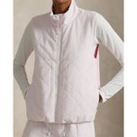 RLX Ralph Lauren Women's Quilted Hybrid Vest  - Garden Pink