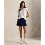 RLX拉尔夫·劳伦（Ralph Lauren）女子旅行表演高尔夫衬衫 - 陶瓷白色