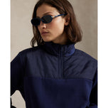 RLX Ralph Lauren Women's Quilted Fleece Half Zip - Refined Navy