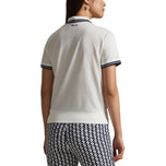 RLX Ralph Lauren Women’s Tour Pique Golf Shirt - Ceramic White/Refined Navy